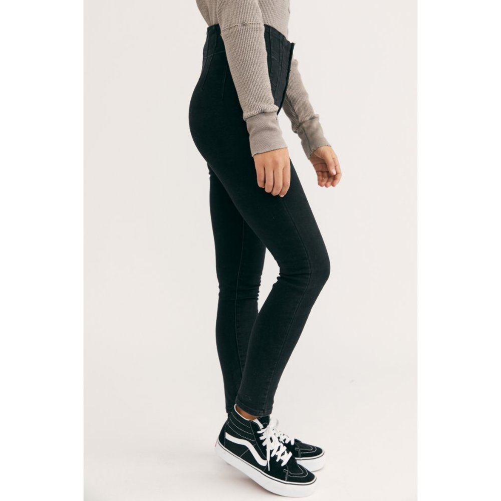 NWT Free People Jayde Skinny / Black - Picture 4 of 6